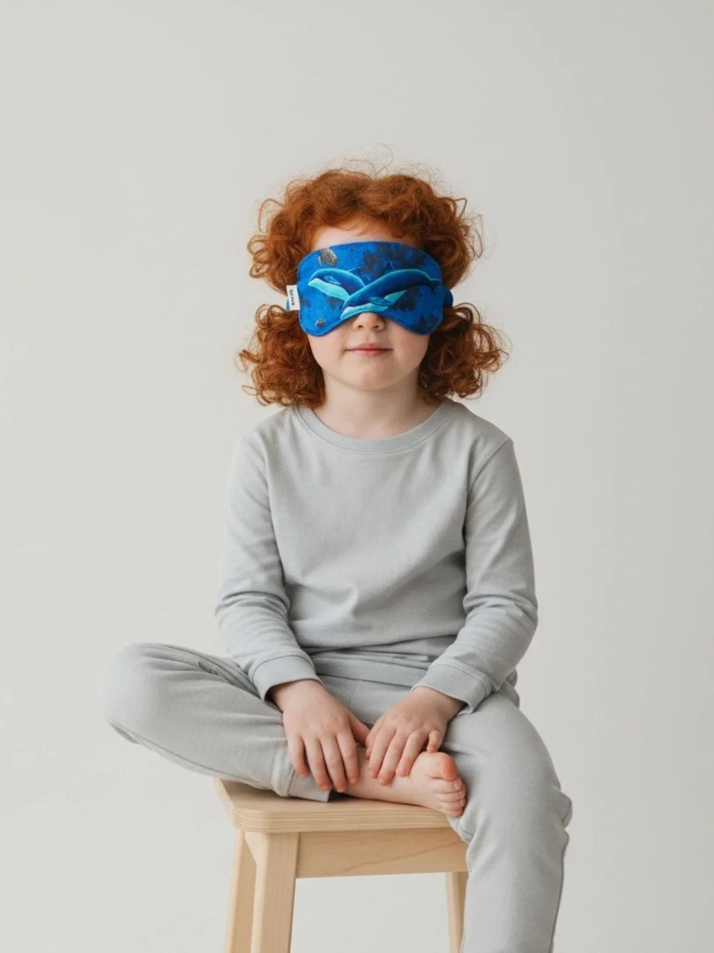 Whale Print Kids Sleep Mask